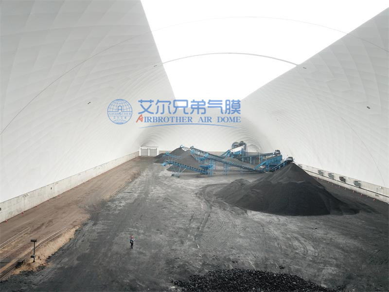 綠色環保高級感十足的煤場建筑-氣膜建筑